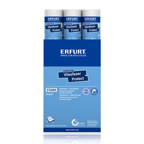 6 x Erfurt non-woven fiber Protect 210 wallpaper 31.98 m²