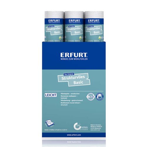 6 x Erfurt non-woven fiber Ready 304 wallpaper 31.98 m²