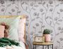 GZSZ non-woven wallpaper flowers grey bronze 34801 5