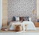 GZSZ non-woven wallpaper flowers grey silver 34802 4