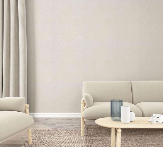 GZSZ non-woven wallpaper plain beige cream 34807