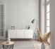 GZSZ non-woven wallpaper baroque white beige metallic 4
