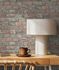 GZSZ non-woven wallpaper 3D look brick orange grey 34834 1