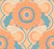 Non-woven wallpaper floral beige turquoise 39530-2 2