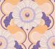 Non-woven wallpaper floral abstract orange purple 39530-3 2