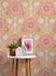 Non-woven wallpaper floral abstract yellow pink 39530-5 1