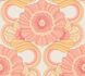 Non-woven wallpaper floral abstract yellow pink 39530-5 2