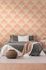 Non-woven wallpaper floral abstract yellow pink 39530-5 5