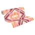 Non-woven wallpaper graphic diamonds orange pink 39531-1 4