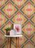 Non-woven wallpaper diamonds yellow pink green 39531-3 5