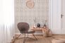 Non-woven wallpaper graphic art deco beige white 39532-4 6