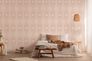Non-woven wallpaper graphic art deco pink cream 39532-5 1