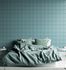 Non-woven wallpaper oval graphic turquoise white 39534-2 1