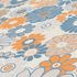 Non-woven wallpaper flowers retro blue orange 39535-2 3