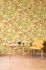Non-woven wallpaper flowers retro orange green 39535-5 8