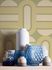 Non-woven wallpaper shapes graphic green cream 39536-1 5