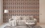 Non-woven wallpaper shapes graphic blue brown 39536-3 8