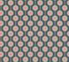 Non-woven wallpaper circles retro blue orange 39537-1 2