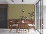 Non-woven wallpaper retro graphic green orange 39538-1 8