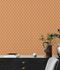 Non-woven wallpaper retro graphic brown orange 39538-4 5