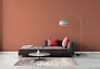 Non-woven wallpaper retro fan graphic red orange 39538-5 1