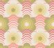 Non-woven wallpaper waves flowers pink green 39539-1 2