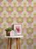 Non-woven wallpaper waves flowers pink green 39539-1 5