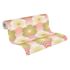 Non-woven wallpaper waves flowers pink green 39539-1 4