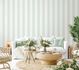 Non-woven wallpaper block stripes cream mint green 34410 1
