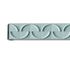 Border tiles 3D effect circles turquoise green 34473 3