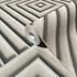 Non-woven wallpaper geometric 3D look beige grey 34484 2