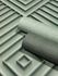 Non-woven wallpaper geometric 3D look grey green 34485 3