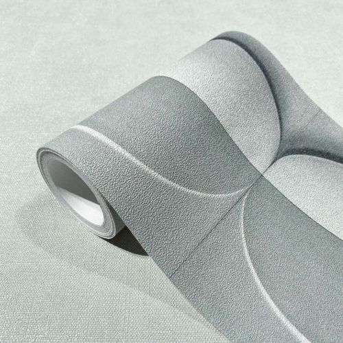 Border concrete look 3D effect graphic grey 34493