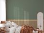 Non-woven wallpaper panel wood effect beige black 39744-1 5