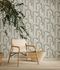 Non-woven wallpaper geometric cream beige blue 81629 1
