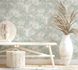 Non-woven wallpaper palm tree texture beige green 82414 1
