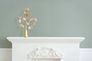 Non-woven wallpaper plain linen texture mint green 82416 3