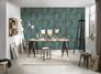 Non-woven wallpaper leaves watercolor green 39347-3 7