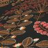 Non-woven wallpaper floral black orange 39349-5 4