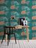 Non-woven wallpaper jungle floral green orange 39350-3 6