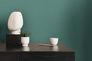 Non-woven wallpaper plain texture petrol green 39351-2 6