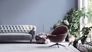 Non-woven wallpaper plain mottled texture blue 39353-4 1