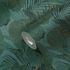 Non-woven wallpaper tropical petrol green gold 39355-3 5
