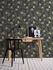 Non-woven wallpaper floral flowers black green 39424-4 5