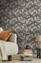 Non-woven wallpaper jungle tropical black white 39425-2 8