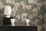 Non-woven wallpaper floral vintage purple green 39426-3 6