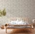 Non-woven wallpaper leaves floral white grey 39430-4 7