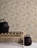 Non-woven wallpaper floral leaves orange cream 39434-2 8
