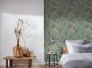 Non-woven wallpaper tropical turquoise green 39436-4 6
