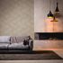 Non-woven wallpaper leaves green white gold 39501-2 3
